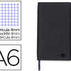 CARNET LIDERPAPEL COUVERTURE S IMILI CUIR ENCOLLÉE A6 105X148MM 70G/M2 120F 4X4MM FERMETURE ÉLASTIQUE COLORIS NOIR CARNET LIDERPAPEL COUVERTURE S IMILI CUIR ENCOLLÉE A6 105X148MM 70G/M2 120F 4X4MM FERMETURE ÉLASTIQUE COLORIS NOIR