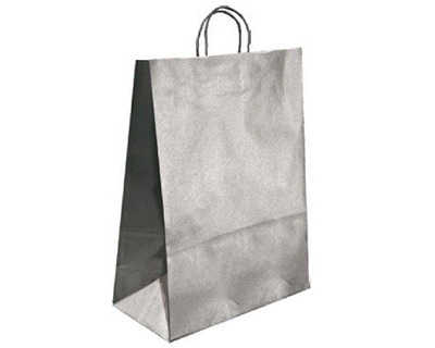 sac-papier-q-connect-kraft-anses-torsad-es-coloris-argent-420x190x480mm