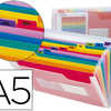 TRIEUR LIDERPAPEL SARIE SPECTR AFILE PP 700 MICRONS A5 148X210MM 13 COMPARTIMENTS COULEUR COLORIS FROSTY TRANSPARENT TRIEUR LIDERPAPEL SARIE SPECTR AFILE PP 700 MICRONS A5 148X210MM 13 COMPARTIMENTS COULEUR COLORIS FROSTY TRANSPARENT