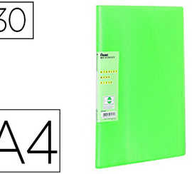 prot-ge-documents-pentel-vivid-a4-30-pochettes-coloris-vert