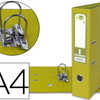 CLASSEUR LEVIER LIDERPAPEL A4 DOCUMENTA CARTON REMBORDA 1,9MM DOS 75MM RADO MATALLIQUE COLORIS JAUNE CLASSEUR LEVIER LIDERPAPEL A4 DOCUMENTA CARTON REMBORDA 1,9MM DOS 75MM RADO MATALLIQUE COLORIS JAUNE