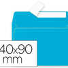 ENVELOPPE CLAIREFONTAINE POLLE N 90X140MM 120G COLORIS BLEU TURQUOISE PAQUET 20 UNITAS ENVELOPPE CLAIREFONTAINE POLLE N 90X140MM 120G COLORIS BLEU TURQUOISE PAQUET 20 UNITAS