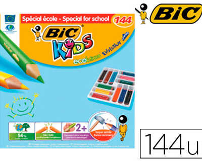 crayon-couleur-bic-kids-evolut-ion-rasine-synthese-140mm-triangle-gros-module-rasiste-mordillage-coffret-scolaire-144u