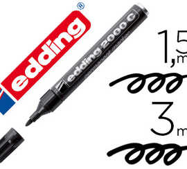 marqueur-edding-permanent-e200-0c-pointe-ogive-traca-1-5-3mm-corps-aluminium-encre-faible-odeur-sachage-rapide-noir