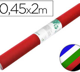 papier-auto-adh-sif-liderpapel-0-45x2m-100-microns-brillant-assortiment-coloris-bleu-blanc-noir-rouge-vert
