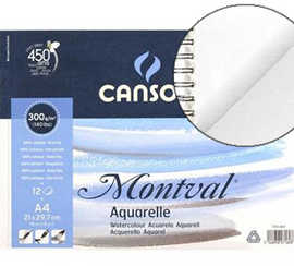 bloc-canson-papier-dessin-mont-val-grain-fin-300g-spirale-micro-perforations-a4-210x297mm-12f