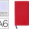 CARNET LIDERPAPEL COUVERTURE S IMILI CUIR ENCOLLÉE A6 105X148MM 70G/M2 120F 4X4MM FERMETURE ÉLASTIQUE COLORIS ROUGE CARNET LIDERPAPEL COUVERTURE S IMILI CUIR ENCOLLÉE A6 105X148MM 70G/M2 120F 4X4MM FERMETURE ÉLASTIQUE COLORIS ROUGE