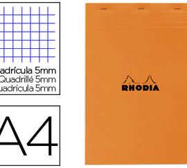 bloc-bureau-rhodia-a4-papier-v-alin-surfin-couverture-enduite-enveloppante-210x297mm-80f-datachables-80g-5x5mm-orange