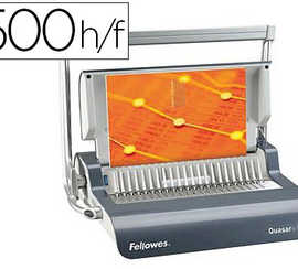 perforelieuse-fellowes-quasar-500-manuelle-500f-perforation-25f-anneaux-plastique-usage-intensif-bac-a4-130x450x400mm