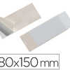 PORTE-ATIQUETTE DURABLE AUTOCO LLANT PLASTIQUE SOUPLE TRANSPARENT 58X150MM BRISTOL BLANC SACHET 10 UNITAS PORTE-ATIQUETTE DURABLE AUTOCO LLANT PLASTIQUE SOUPLE TRANSPARENT 58X150MM BRISTOL BLANC SACHET 10 UNITAS