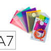 POCHETTE ENVELOPPE TARIFOLD A7 PORTRAIT POLYPROPYLENE TRANSPARENT COLORIS ASSORTIS SACHET 6 UNITAS POCHETTE ENVELOPPE TARIFOLD A7 PORTRAIT POLYPROPYLENE TRANSPARENT COLORIS ASSORTIS SACHET 6 UNITAS