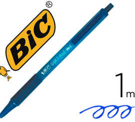 stylo-bille-bic-soft-feel-pointe-moyenne-1mm-r-tractable-clip-grip-corps-caoutchouc-couleur-bleu