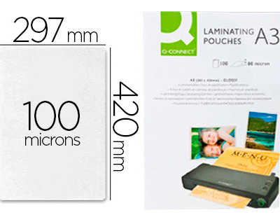 pochette-plastification-q-conn-ect-achaud-aconomique-format-a3-100-microns-bo-te-100-unitas
