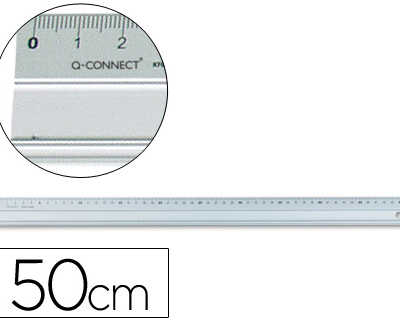 r-gle-q-connect-50cm-base-caou-tchouc-millim-tr-e-bisel-e-gamme-aluminium-conomique-tui-plastique