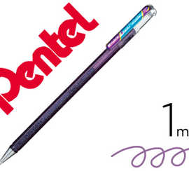 roller-gel-pentel-hybrid-dual-metallic-pointe-bille-1mm-effets-couleur-selon-angle-encre-coloris-violet-bleu-matallique