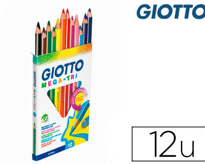 crayon-couleur-giotto-mega-tri-forme-triangulaire-mine-large-5-5mm-coloris-assortis-atui-12-unitas