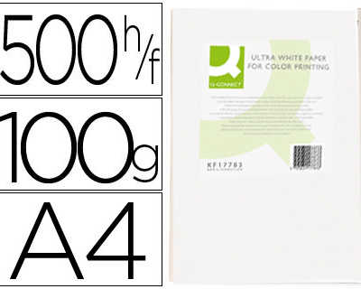 papier-q-connect-multifonction-ultrawhite-a4-100g-m2-blancheur-170-opacita-96-rigidita-60-250-feuilles