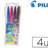 ROLLER PILOT FRIXION BALL ACRI TURE MOYENNE 0.5MM ENCRE EFFACABLE RECHARGEABLE GOMME COULEURS FUN POCHETTE 4 UNITAS ROLLER PILOT FRIXION BALL ACRI TURE MOYENNE 0.5MM ENCRE EFFACABLE RECHARGEABLE GOMME COULEURS FUN POCHETTE 4 UNITAS
