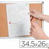 VITRINE D'INTARIEUR PLANORGA P HOENIX EXTRA PLATE FOND LIEGE CAPACITA 1 FEUILLE A4 34X26CM VITRINE D'INTARIEUR PLANORGA P HOENIX EXTRA PLATE FOND LIEGE CAPACITA 1 FEUILLE A4 34X26CM