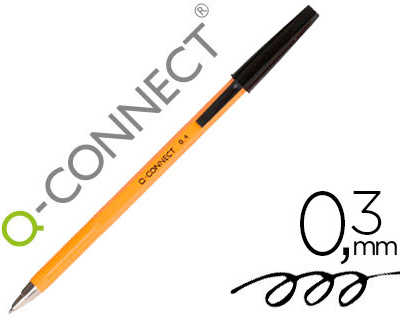 stylo-bille-q-connect-criture-fine-0-3mm-encre-classique-bille-ind-formable-capuchon-encre-couleur-noir