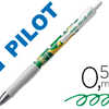 STYLO-BILLE PILOT G2 7 MIKA ÉDITION LIMITÉE BANANE ÉCRITURE MOYENNE ENCRE GEL RÉTRACTABLE CORPS TRANSLUCIDE VERT