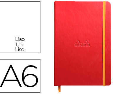 carnet-rhodia-webnotebook-a6-9-x14cm-couverture-simili-cuir-coquelicot-192-pages-90g-uni-alastique-marque-page-orange