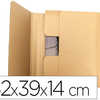 BOÎTE CARTON Q-CONNECT SPACIAL E EMBALLAGE LIVRES CATALOGUES REVUES DOSSIERS MONTAGE FACILE CANNELURE 3MM 520X390X140MM