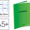 CAHIER D'ACRITURE CONQUARANT C LASSIQUE COUVERTURE POLYPROPYLENE RIGIDE A5+ 17X22CM 32 PAGES 90G SAYES 3MM COLORIS VERT CAHIER D'ACRITURE CONQUARANT C LASSIQUE COUVERTURE POLYPROPYLENE RIGIDE A5+ 17X22CM 32 PAGES 90G SAYES 3MM COLORIS VERT