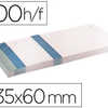 BLOC VENDEUR LIDERPAPEL 2 COUP ONS DATACHABLES 100 FEUILLES 60X135MM PAPIER BLANC BANDE COULEUR COLORIS BLEU BLOC VENDEUR LIDERPAPEL 2 COUP ONS DATACHABLES 100 FEUILLES 60X135MM PAPIER BLANC BANDE COULEUR COLORIS BLEU