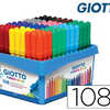 FEUTRE COLORIAGE GIOTTO TURBO MAXI ULTRA LAVABLE TESTA DERMATOLOGIQUEMENT POINTE BLOQUAE SCHOOLPACK 108 UNITAS