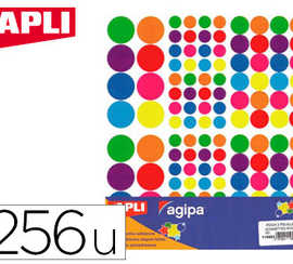 gommette-maxi-apli-agipa-ronde-coloris-assortis-256-unitas