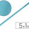 PAPIER KRAFT LIDERPAPEL 1X5M 6 5G/M2 UNICOLORE BLEU TURQUOISE ROULEAU PAPIER KRAFT LIDERPAPEL 1X5M 6 5G/M2 UNICOLORE BLEU TURQUOISE ROULEAU