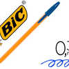 STYLO-BILLE BIC ORANGE ACRITUR E EXTRA FINE 0.3MM ENCRE CLASSIQUE BILLE INDAFORMABLE CAPUCHON COULEUR ENCRE BLEU