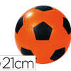 BALLON DE FOOTBALL PLASTICO ROTOTECH EN MOUSSE DIAMÈTRE 210MM COLORIS ROUGE/NOIR