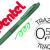 ROLLER PENTEL ENERGEL RATRACTA BLE RECHARGEABLE POINTE MATAL 0.7MM VERT