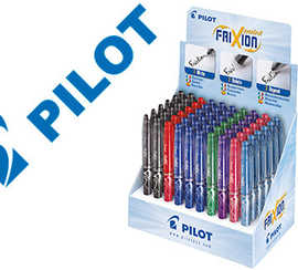 roller-pilot-frixion-point-encre-gel-effa-able-pointe-fine-couleurs-assorties-pr-sentoir-60-unit-s