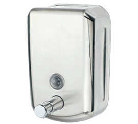 distributeur-savon-liquide-q-c-onnect-manuel-acier-inoxydable-serrure-800ml-178x114x56mm
