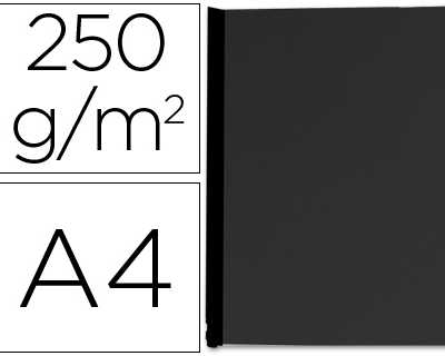 couverture-q-connect-carton-25-0g-grain-cuir-pour-reliure-format-a4-coloris-noir-paquet-100-unitas