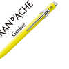 STYLO-BILLE CARAN D'ACHE 849 F LUO LINE ALUMINIUN BOUTON POUSSOIR CLIP CORPS HEXAGONAL JAUNE ENCRE BLEUE POINTE MOYENNE STYLO-BILLE CARAN D'ACHE 849 F LUO LINE ALUMINIUN BOUTON POUSSOIR CLIP CORPS HEXAGONAL JAUNE ENCRE BLEUE POINTE MOYENNE