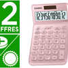 CALCULATRICE CASIO JW 200 SC P K GRAND ACRAN 12 CHIFFRES RACINE CARRAE MAMOIRE INDAPENDANTE 109X184X11MM 150G ROSE