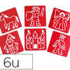 POCHOIR OZ INTERNATIONAL THÈME PRINCESSES ET CHEVALIERS 150X150MM LOT 6 UNITÉS POCHOIR OZ INTERNATIONAL THÈME PRINCESSES ET CHEVALIERS 150X150MM LOT 6 UNITÉS