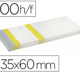 bloc-vendeur-liderpapel-2-coup-ons-datachables-100-feuilles-60x135mm-papier-blanc-bande-couleur-coloris-jaune