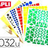 GOMMETTE GAOMATRIQUE APLI AGIP A RONDE COLORIS ASSORTIS POCHETTE 60F 7032 UNITAS GOMMETTE GAOMATRIQUE APLI AGIP A RONDE COLORIS ASSORTIS POCHETTE 60F 7032 UNITAS
