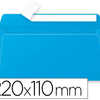 ENVELOPPE CLAIREFONTAINE POLLE N DL 110X220MM 120G COLORIS BLEU TURQUOISE PAQUET 20 UNITAS