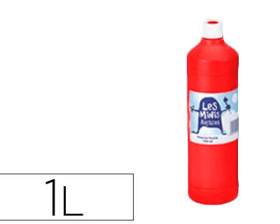 gouache-mini-artistes-aconomiq-ue-ultra-lavable-pr-te-al-emploi-apaisse-onctueuse-coloris-rouge-flacon-1000ml