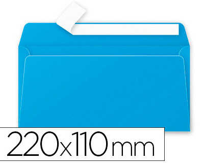 enveloppe-clairefontaine-polle-n-dl-110x220mm-120g-coloris-bleu-turquoise-paquet-20-unitas