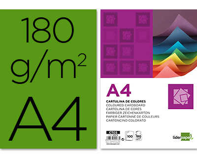 papier-cartonn-liderpapel-a4-180g-m2-unicolore-vert-sapin-paquet-100f