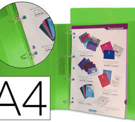 classeur-liderpapel-4-anneaux-25mm-a4-260x315mm-polypropylene-dos-40mm-porte-cartes-visite-coloris-vert