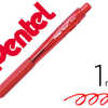 STYLO-BILLE PENTEL WOW POINTE 1MM RATRACTABLE GRIP CAOUTCHOUC CORPS TRIANGULAIRE ERGONOMIQUE ENCRE COLORIS ROUGE STYLO-BILLE PENTEL WOW POINTE 1MM RATRACTABLE GRIP CAOUTCHOUC CORPS TRIANGULAIRE ERGONOMIQUE ENCRE COLORIS ROUGE