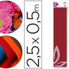 PAPIER CRÉPON LIDERPAPEL 34G/M 2 50CMX2.5M UNICOLORE BORDEAUX CLASSIQUE PAPIER CRÉPON LIDERPAPEL 34G/M 2 50CMX2.5M UNICOLORE BORDEAUX CLASSIQUE